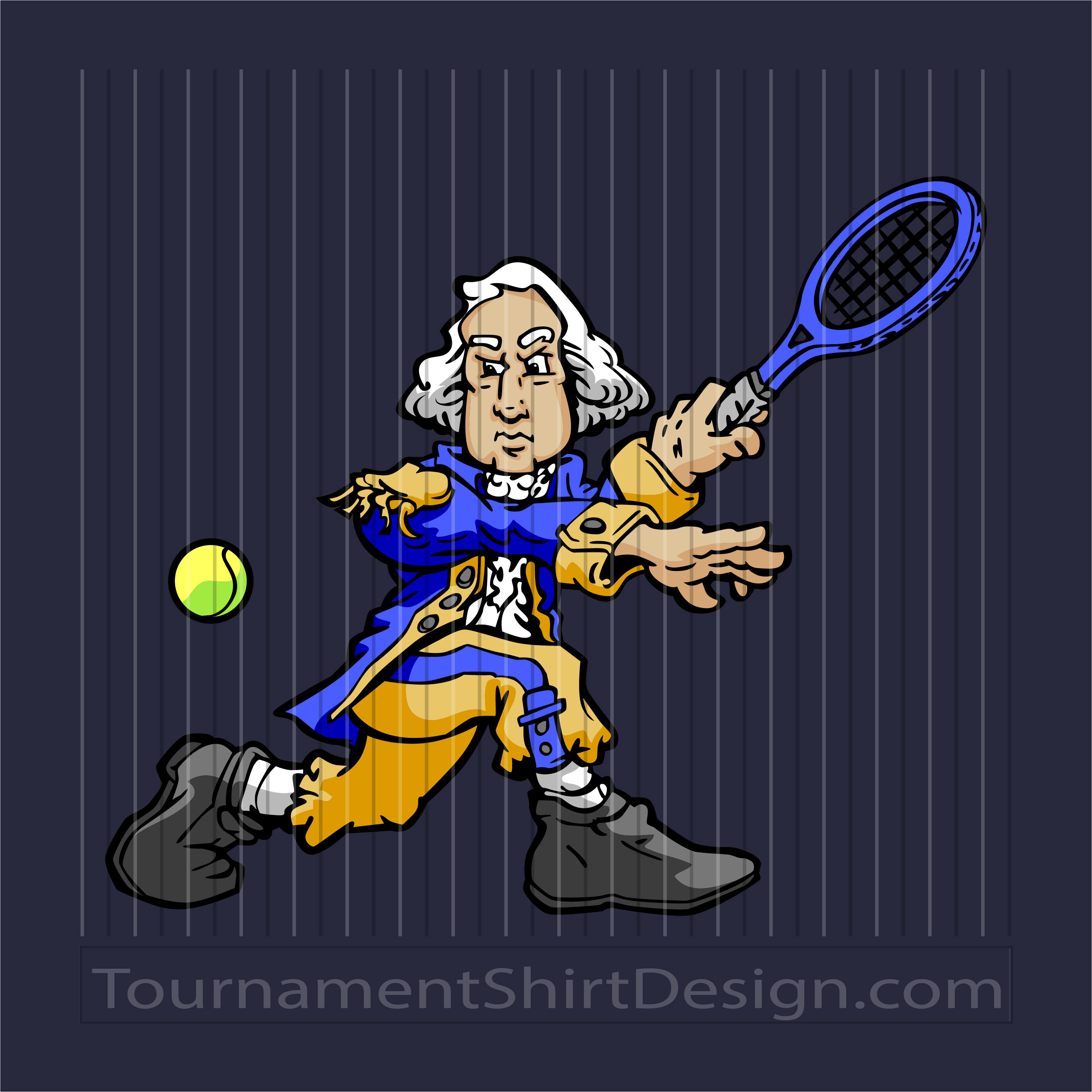Washington Tennis Cartoon