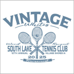Classic Tennis Tournament Shirt Design - Graphic