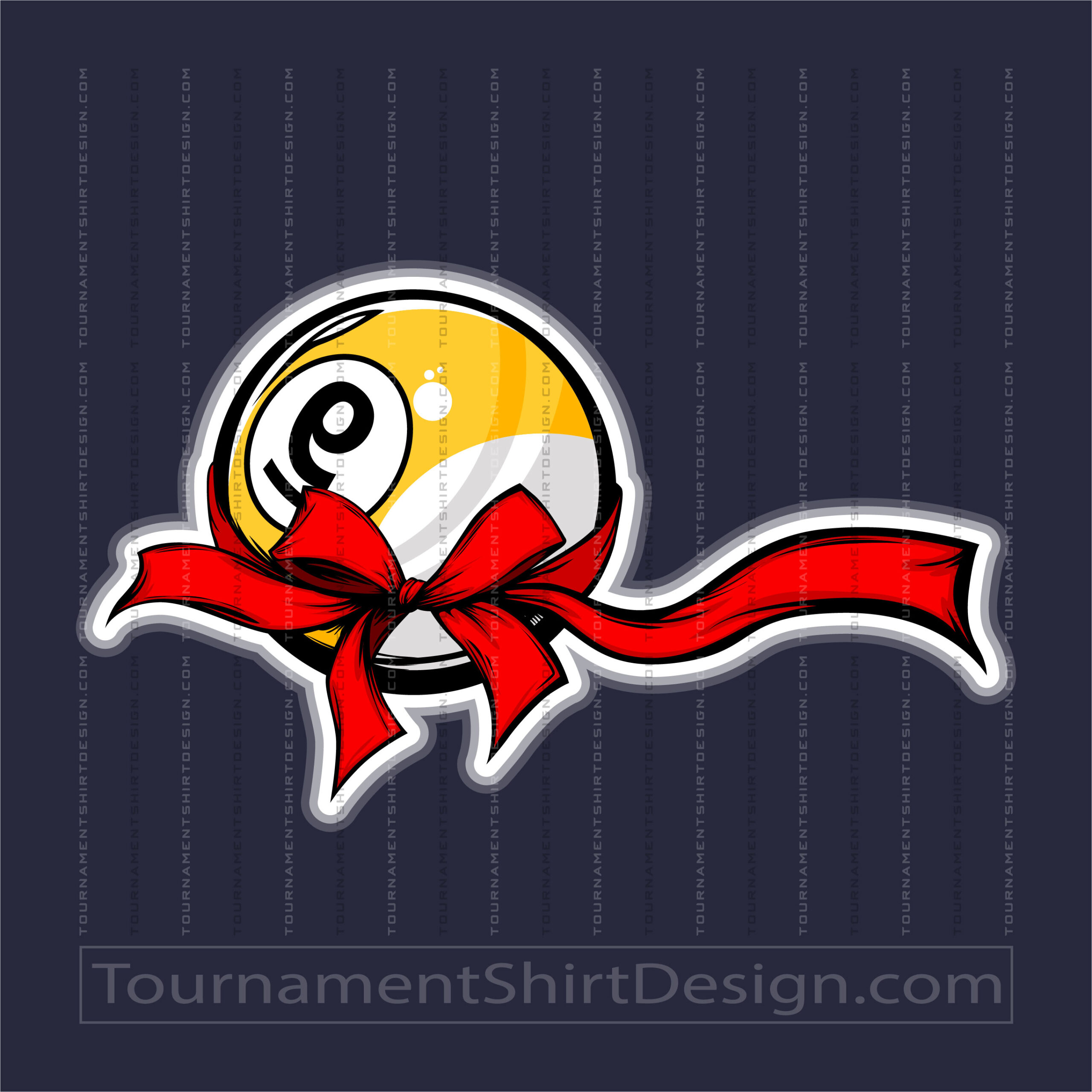 9 Ball Holiday Clipart