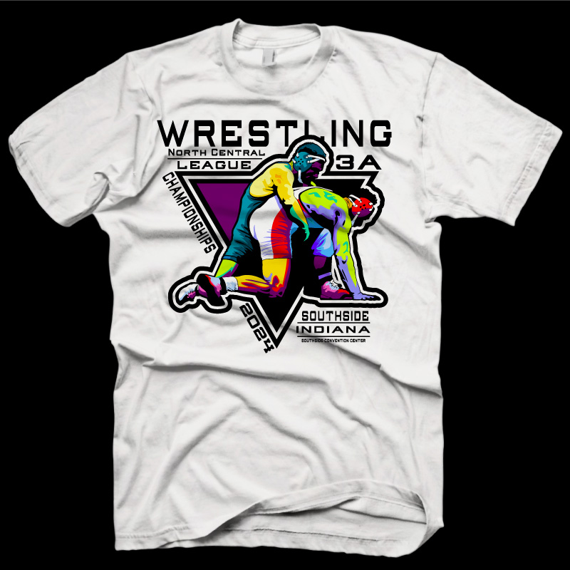 Wrestling League Tournament Shirt