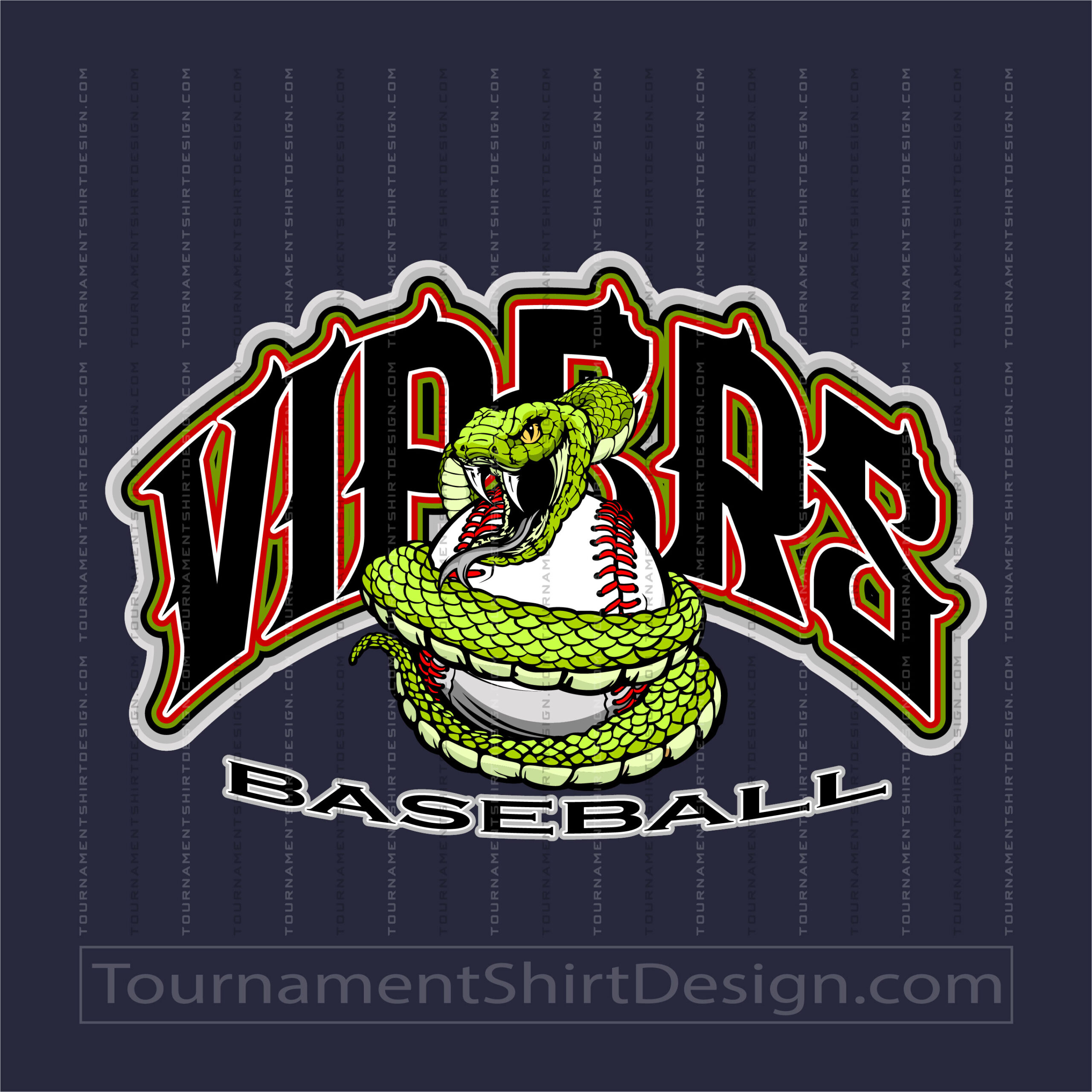 Vector Baseball Viper Logo