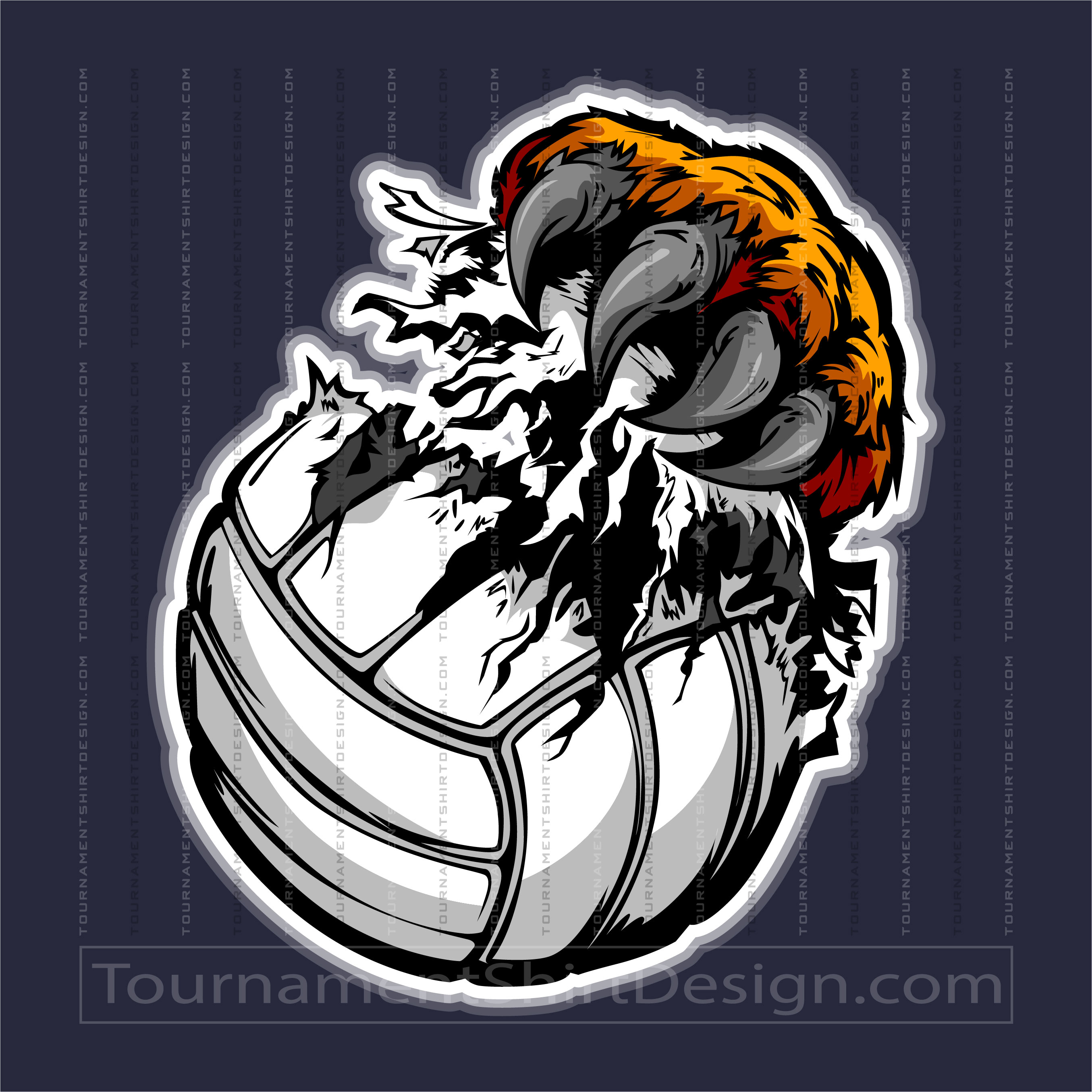 Tigers Volleyball Clip Art