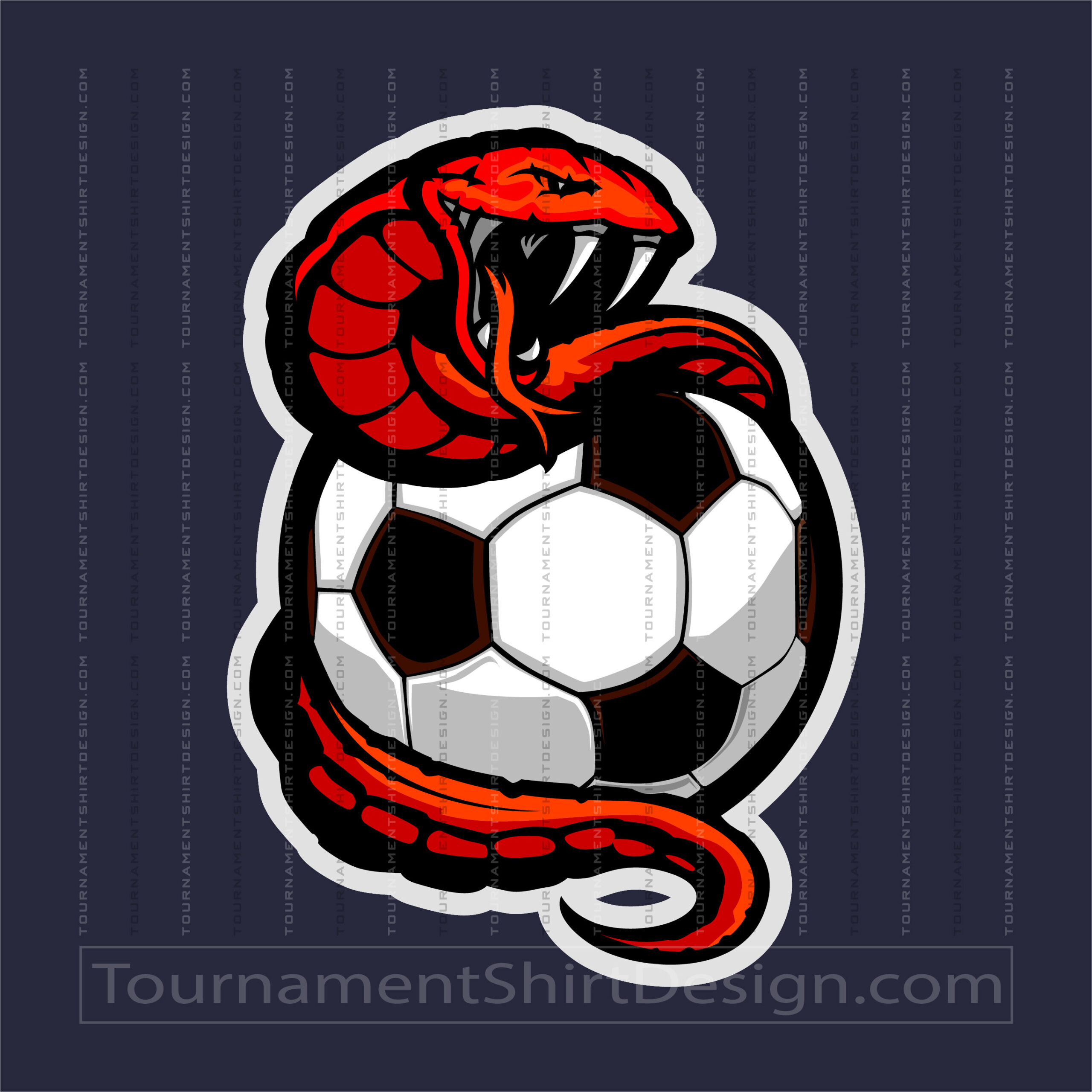 Snakes Soccer Logo