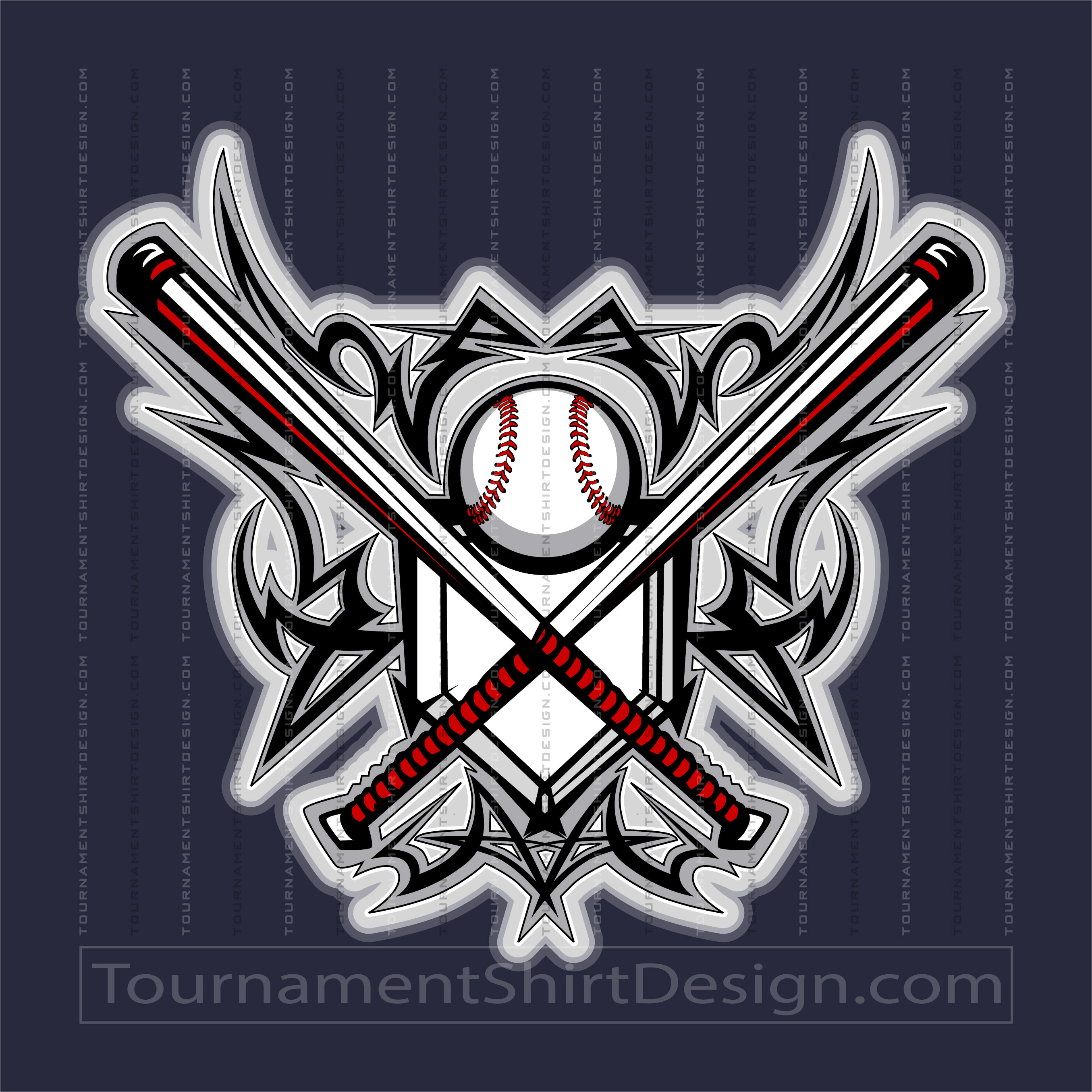 Baseball Tournament Shirt Logo