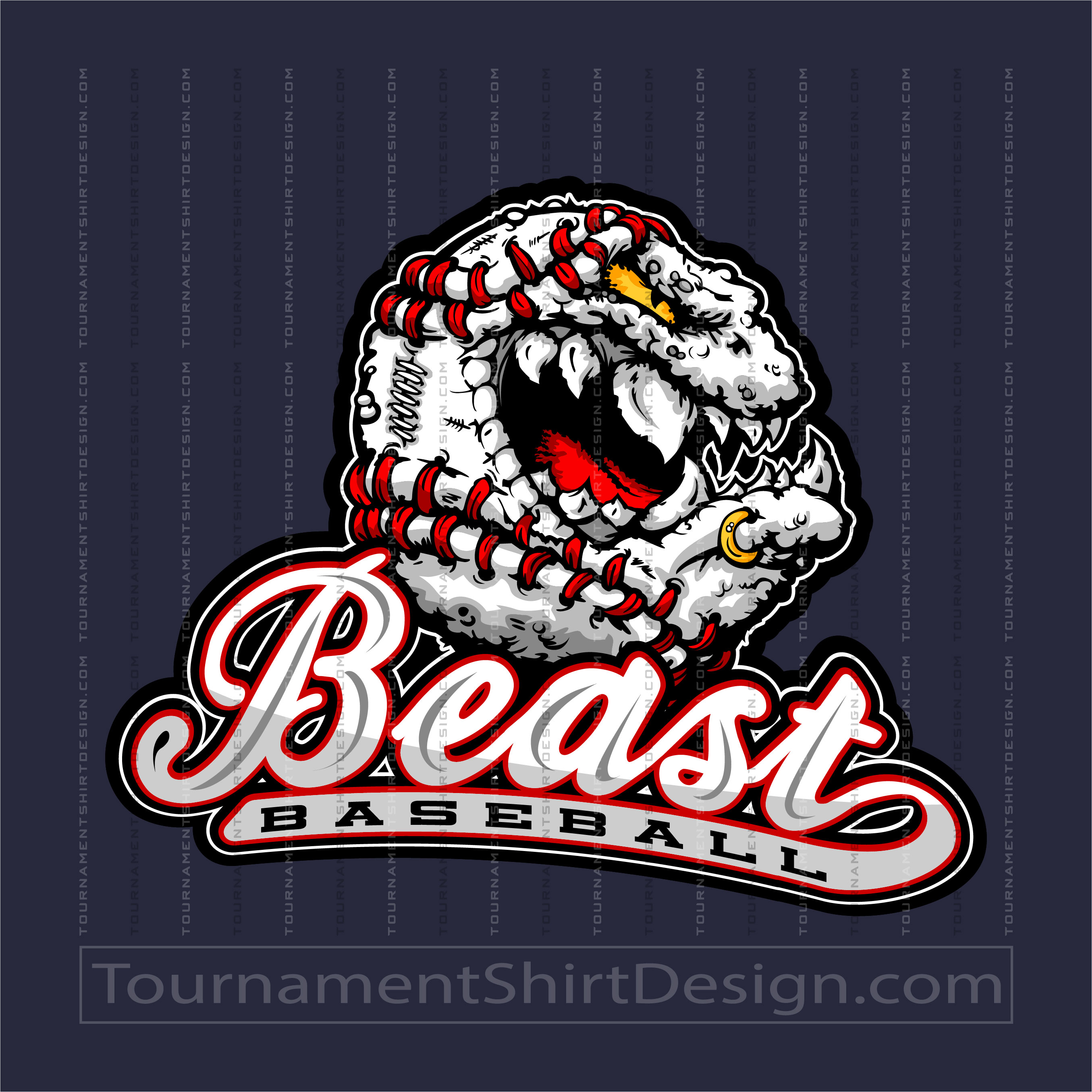 Beast Baseball Clip Art